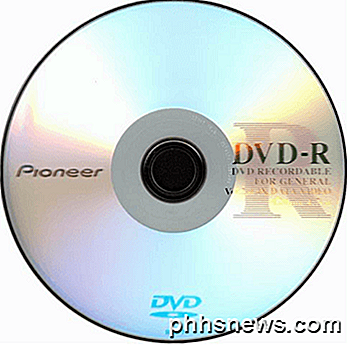 Forskjellen mellom BD-R, BD-RE, DVD-R, DVD + R