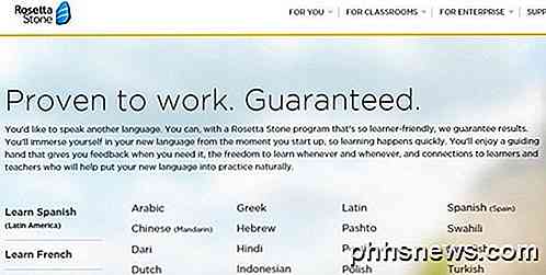 4 Gratis / Billigere Rosetta Stone Alternativer