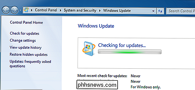 Hvor lang tid vil Microsoft støtte min versjon av Windows med sikkerhetsoppdateringer?