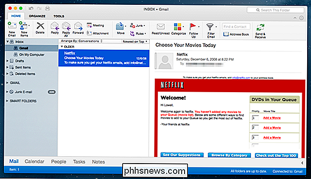 Slik legger du til Gmail i den nye Outlook (Office 365) for Mac OS X