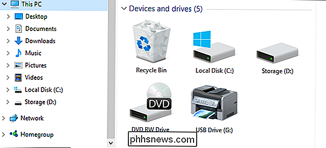 Hur man lägger papperskorgen till Windows 'File Explorer