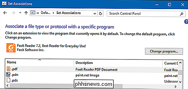 Slik endrer du standard PDF-leser i Windows 10