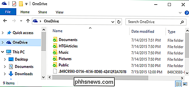 Slik konfigurerer du OneDrive til synkronisering Bare visse mapper i Windows 10