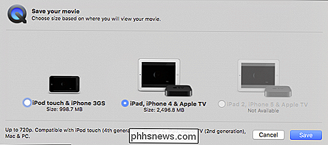 Slik konverterer du videoer på en Mac med ingen tilleggsprogramvare