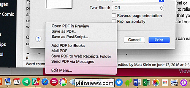 Slik lager du en PDF-fil på en Mac