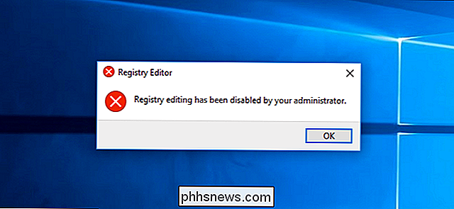 Slik deaktiverer du tilgang til Windows-registret
