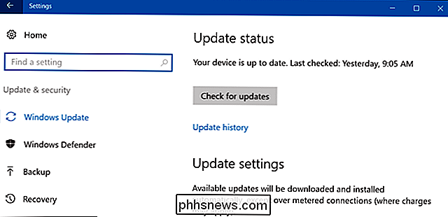 Slik forhindrer du Windows 10 fra å laste ned oppdateringer automatisk