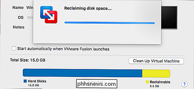 Kaip sumažinti VMware virtualią mašiną ir atlaisvinti vietos diske