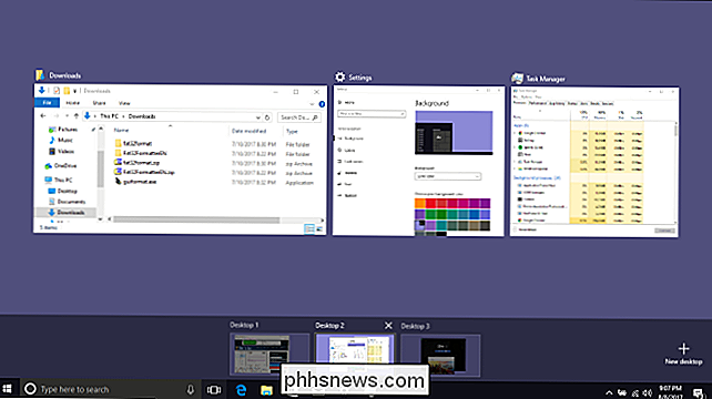 So verwenden Sie virtuelle Desktops unter Windows 10
