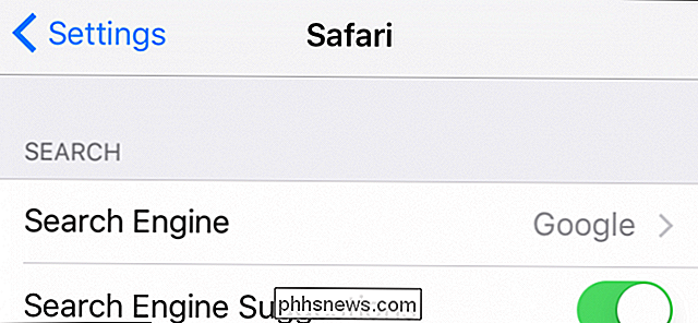 Forstå Safari for iOS-innstillinger