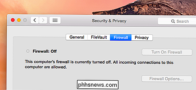 Il firewall del tuo Mac è disattivato Per impostazione predefinita: devi abilitarlo?