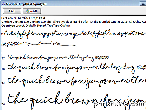 Installeer en verwijder lettertypen in Windows op de eenvoudige manier