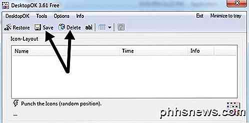 Jak uložit rozložení ikony plochy v systému Windows XP, 7, 8