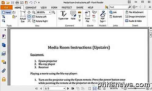Bästa gratis alternativ PDF Viewer till Adobe Reader
