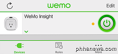 Så här kontrollerar du en WeMo Insight Switch med Alexa & Echo