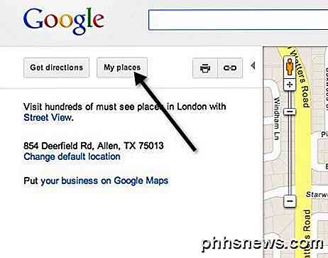 Se din Google Maps Search History