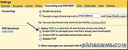 Come trasferire e-mail tra due account Gmail