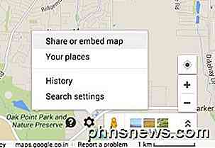 Agregar direcciones de conducción de Google Maps a su sitio web
