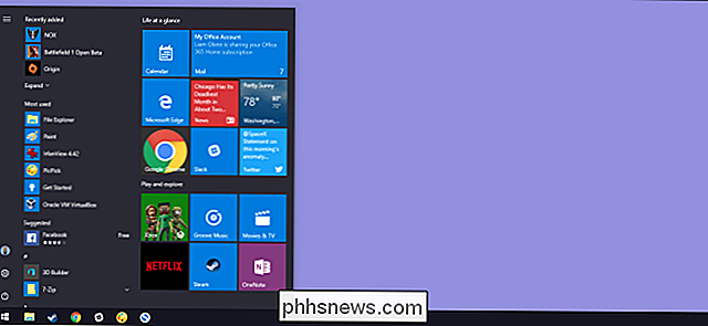 10 Måter å tilpasse Windows 10 Start-menyen