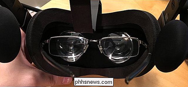 ¿Se puede usar anteojos con Oculus Rift o auriculares HTC Vive?