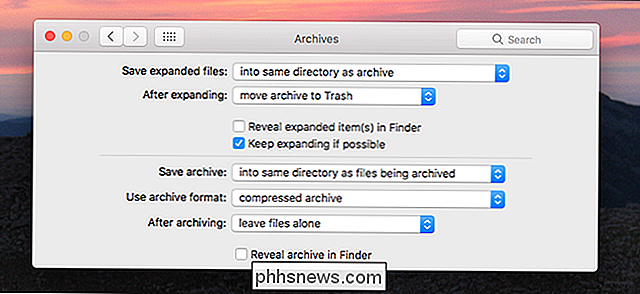 Cambiar cómo maneja macOS los archivos ZIP con estas preferencias ocultas