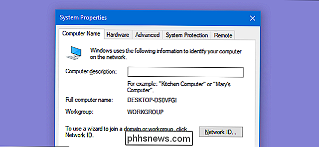 Skift computerens navn i Windows 7, 8 eller 10
