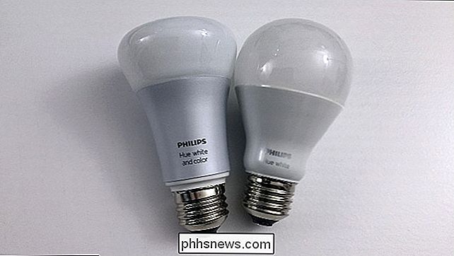 Forskjellen mellom alle Philips 'Hue-lyspærer