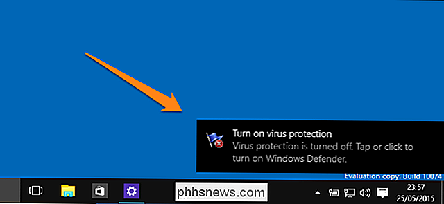 Desabilitar todos os balões de notificação em qualquer versão do Windows