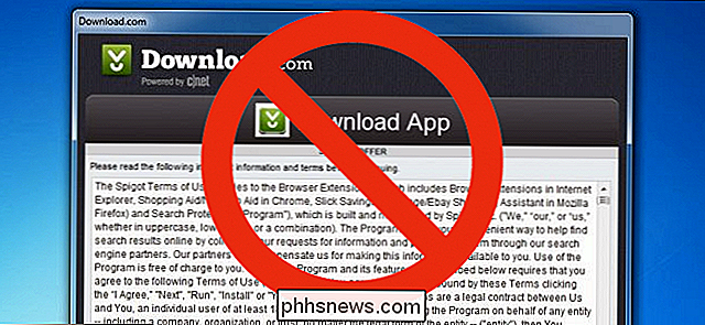 Download.com ha definitivamente smesso di raggruppare Crapware