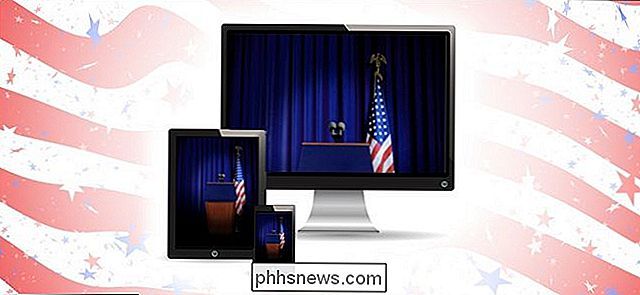 Em todos os lugares que você pode assistir (ou transmitir) os debates presidenciais de 2016