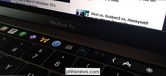 Vijf handige dingen die u kunt doen met de Touch Bar van de MacBook Pro
