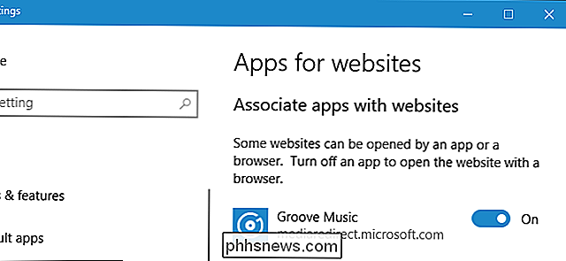 Como o “Apps for Websites” funciona no Windows 10