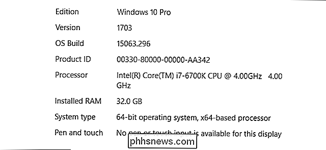 Comment savoir si j'utilise Windows 32 bits ou 64 bits?