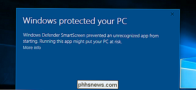 Sådan fungerer SmartScreen-filteret i Windows 8 og 10