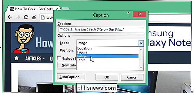 Cómo agregar y eliminar etiquetas de título personalizadas en Word 2013