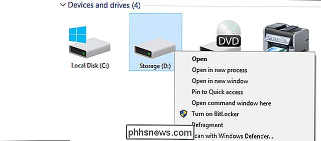 Kaip pridėti defragmentavimo parinktį meniu dešiniuoju pelės klavišu Windows diske