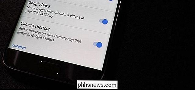 Sådan tilføjes en genvej til Google Photos til Android's kameraapp