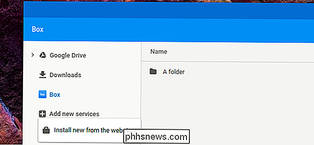 Come aggiungere altri file system remoti all'app File Chromebook