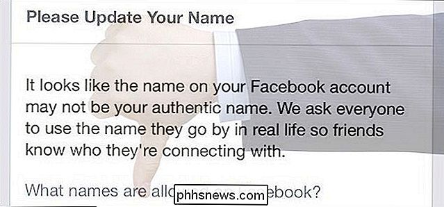 Sådan føjer du navne til din Facebook-profil