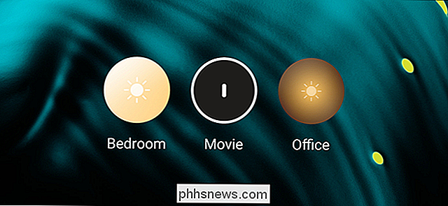 Cómo agregar widgets Philips Hue a la pantalla de inicio de Android