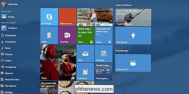 Hinzufügen, Entfernen und Anpassen von Kacheln im Windows 10-Startmenü