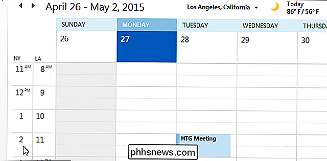 Jak přidat druhou časovou zónu do kalendáře v aplikaci Outlook