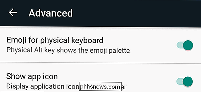 So fügen Sie eine Verknüpfung zu den Einstellungen von Google Keyboard in der App-Schublade von Android hinzu