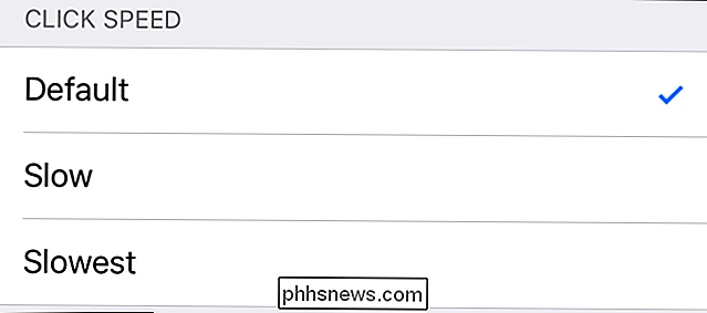 Anpassen der Klickgeschwindigkeit der Home-Taste Ihres iPhone oder iPad