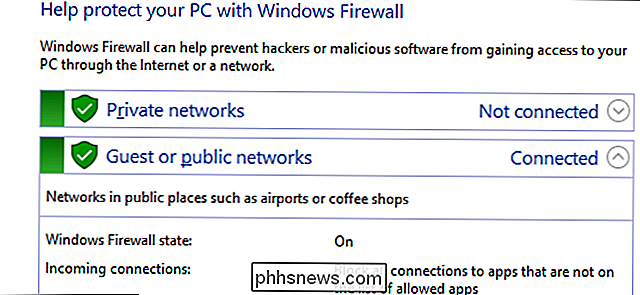 Apps toestaan ​​te communiceren via de Windows Firewall