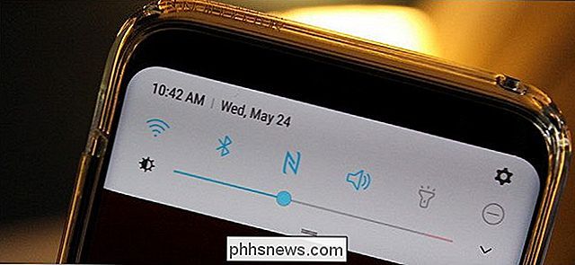 Comment afficher toujours la barre de luminosité sur les téléphones Android de Samsung Running Nougat