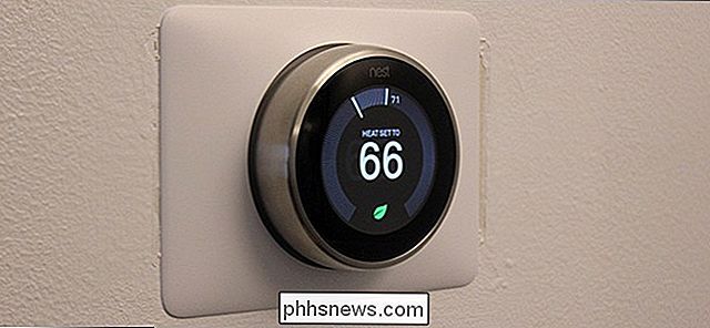 De thermostaat van je Nest automatisch uitschakelen wanneer het buiten is