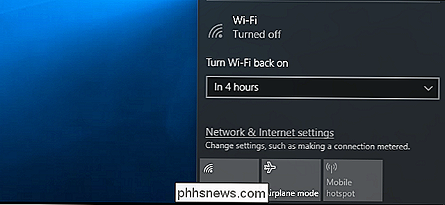 Uw Wi-Fi automatisch weer inschakelen in Windows 10