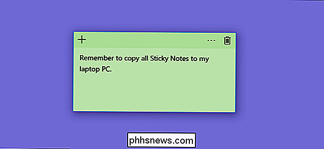 Sådan sikkerhedskopieres og gendannes Sticky Notes i Windows