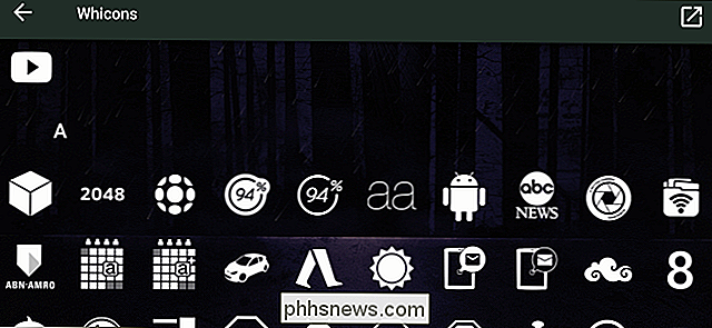 So ändern Sie das Icon-Thema von Android mit dem Nova Launcher